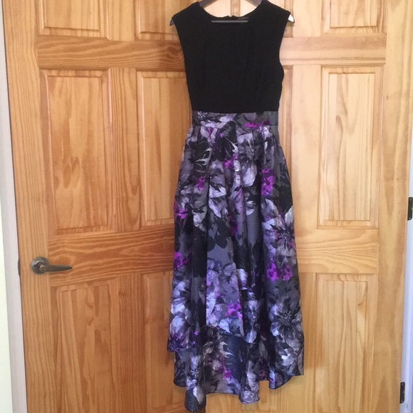 ignite evenings high low dress